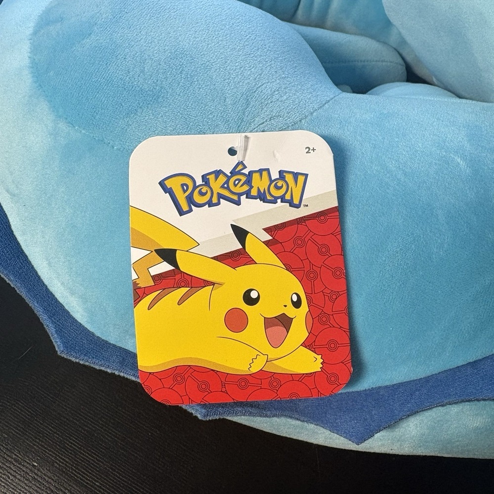 Pokemon Sleeping Vaporeon_18 inch Premium Jazwares Plush_Sleep Pose_Cuddle_Soft - Picture 4 of 5